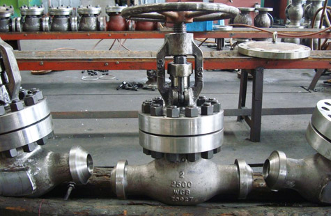 Leakage test: Incorrect operation of gate valves and globe valves