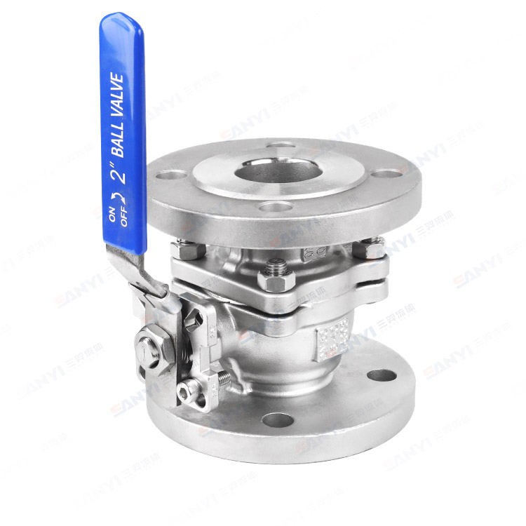 DIN high platform ball valve