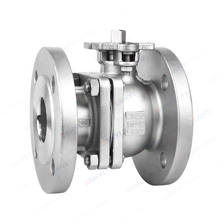 DIN high platform ball valve
