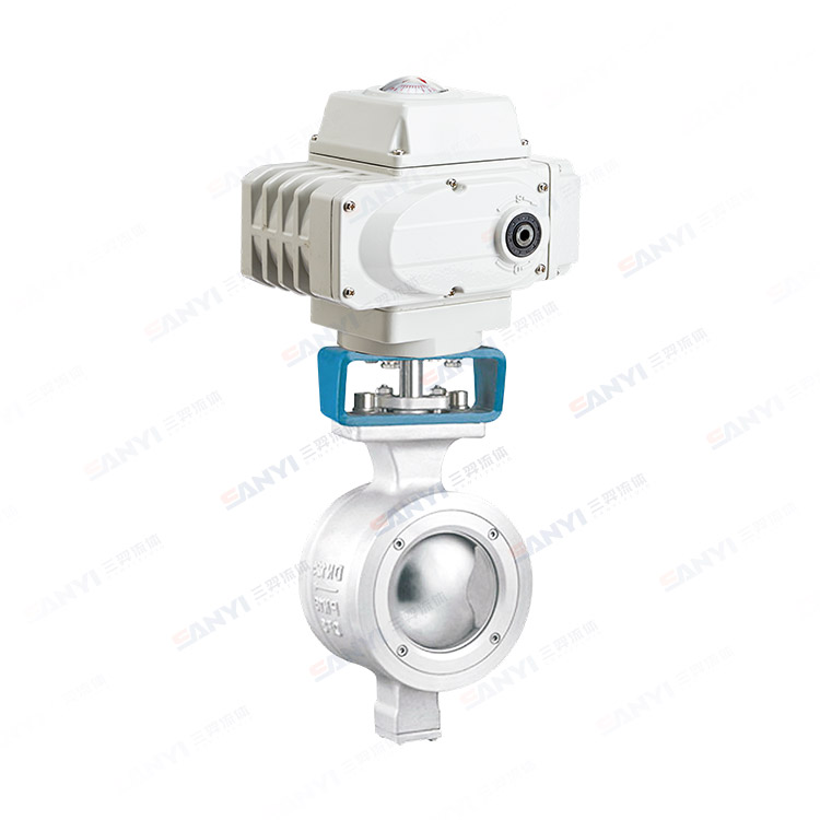 VQ971F Electric V-type cut-off ball valve