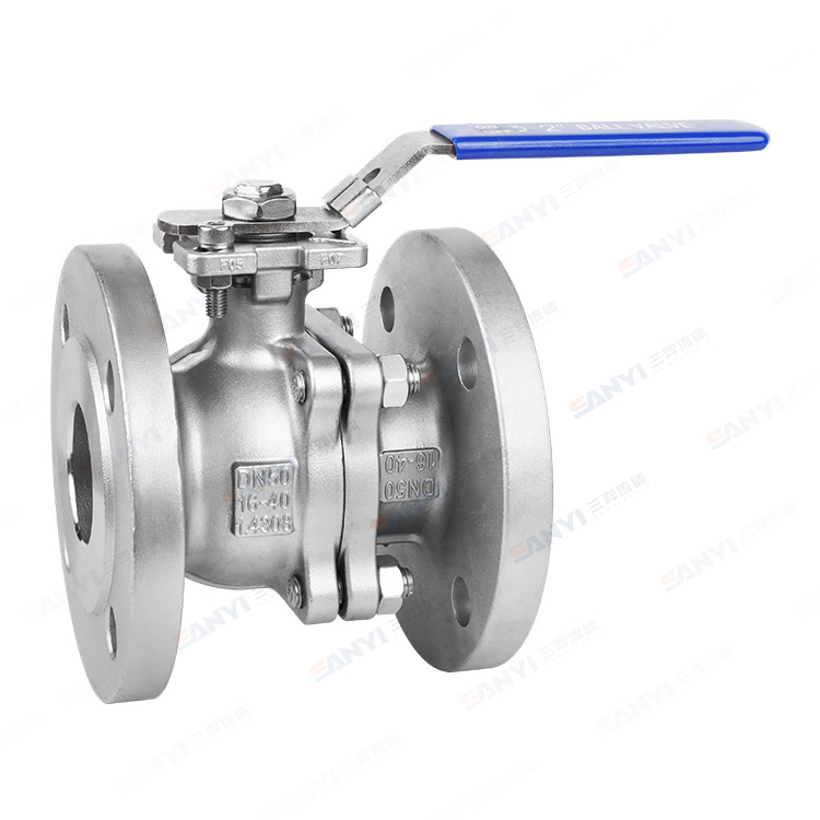 DIN high platform ball valve