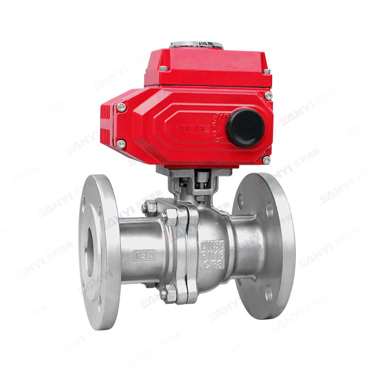 Q941F Electric flanged ball valve 