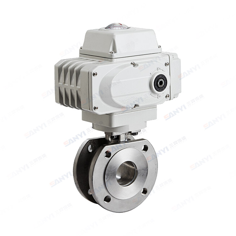 Q971F Electric Italian thin wafer ball valve
